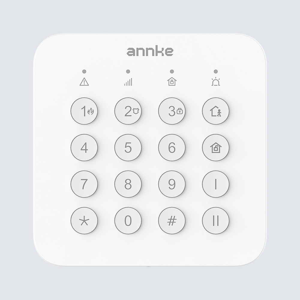 Keypad Alarm Panel - ANNKE Kablosuz Alarm Sistemi, PIR Kamera