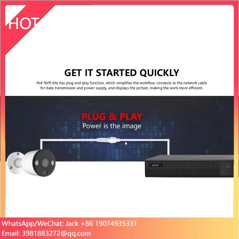 Home Security Kit With Camera - 8 Kanallı 4K PoE Güvenlik Kamera