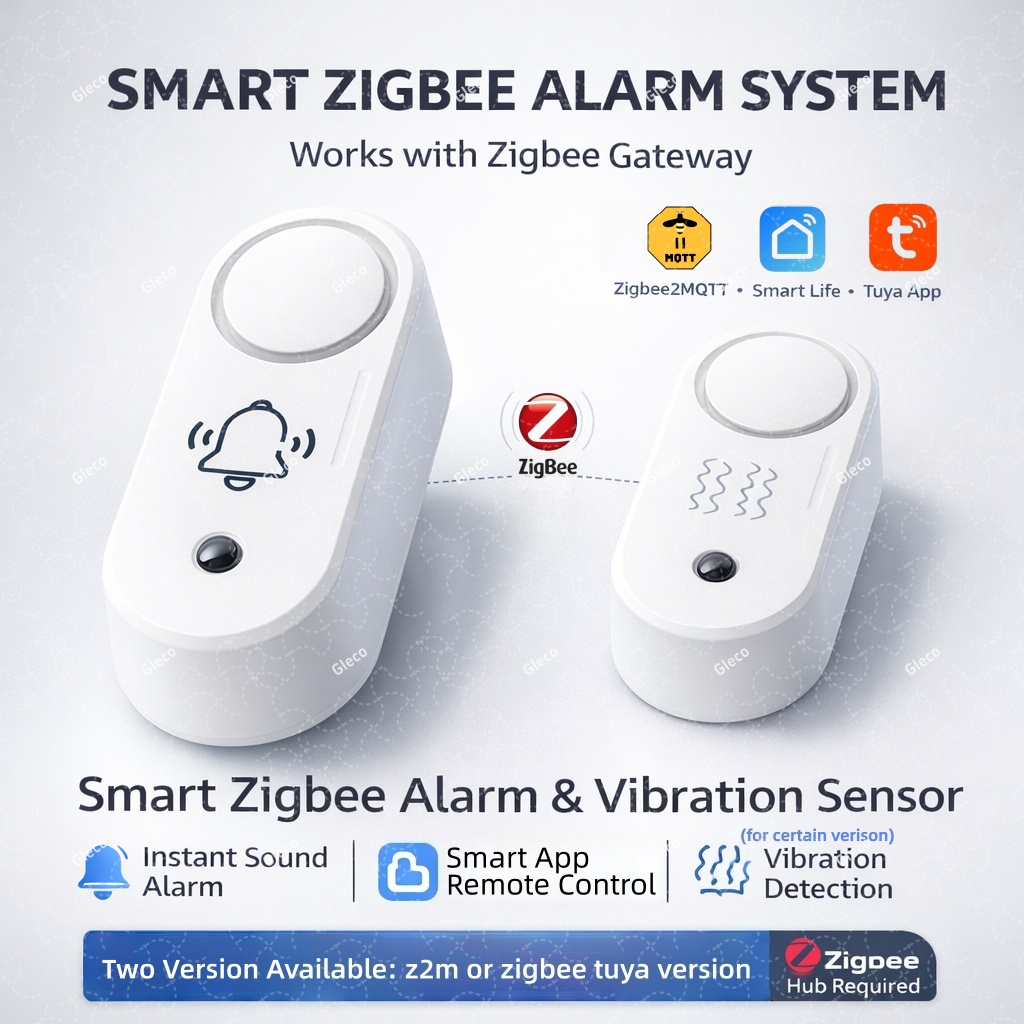Home Security Lights - İsteğe Bağlı Titreşim Algılama Özellikli Zigbee