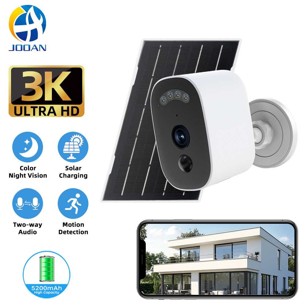 Home Security No Wifi Needed - Jooan 3K HD Güneş Güvenlik Kamerası