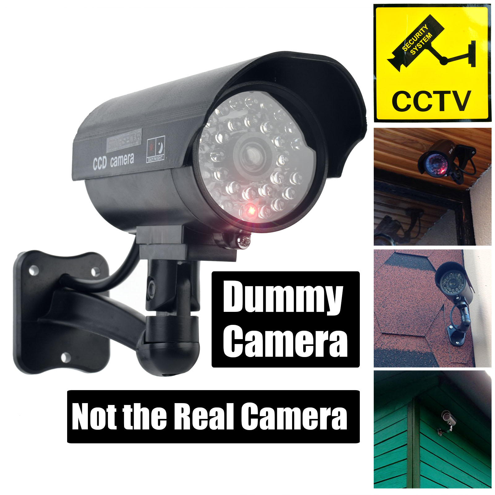 Home Security Lights - Smarsecur Sahte Kamera Kukla Su Geçirmez