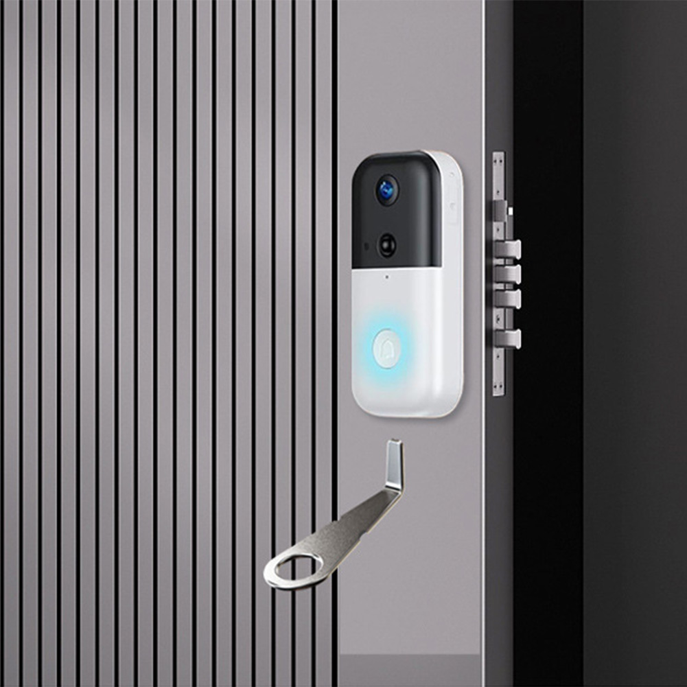 Home Security Adt - Gümüş Görüntülü Kapı Zili Anahtarı Halka