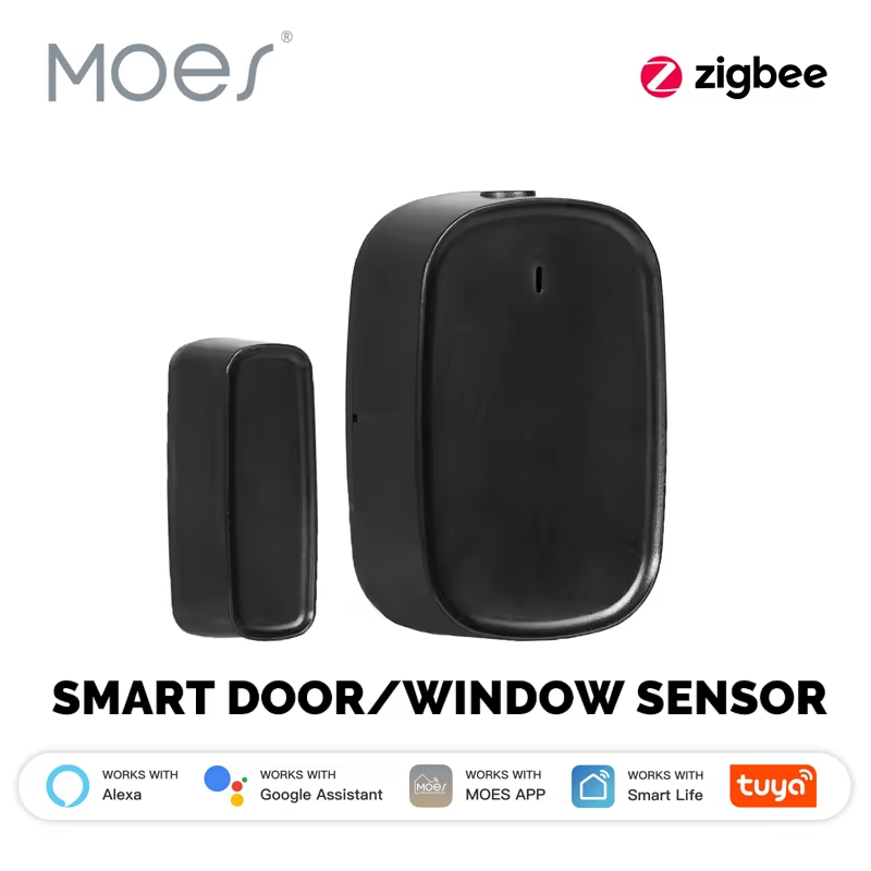 Home Security System Installation - MOES Tuya ZigBee Akıllı Pencere Kapı