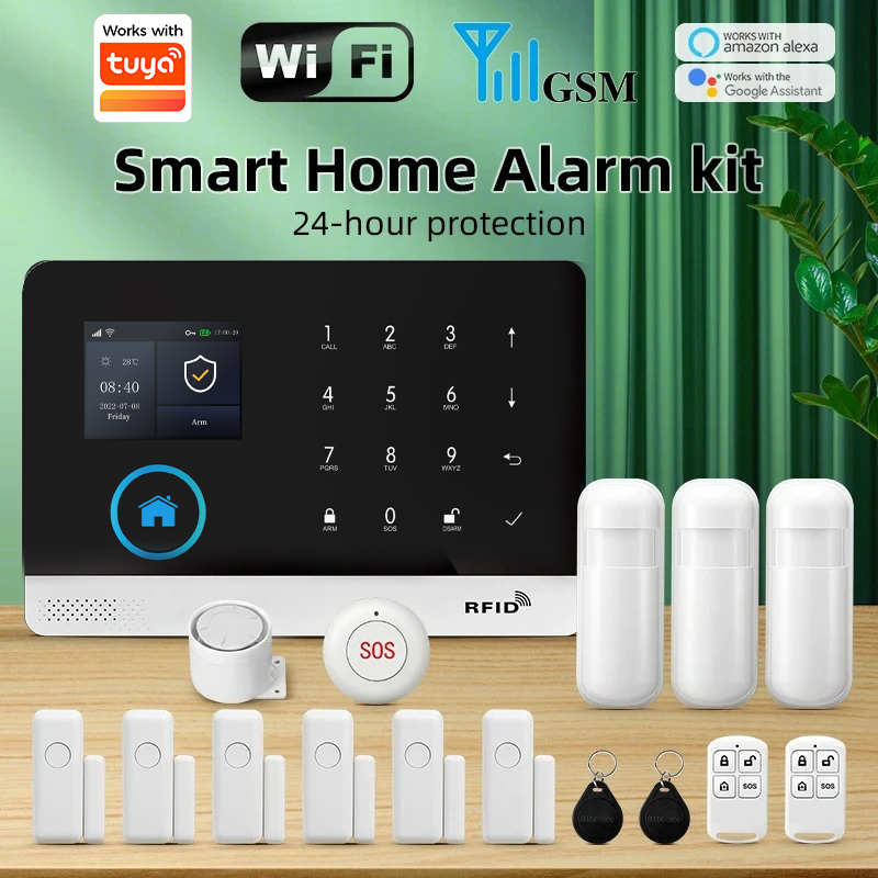 Home Security System Installation - PGST WIFI GSM Akıllı Ev Güvenlik
