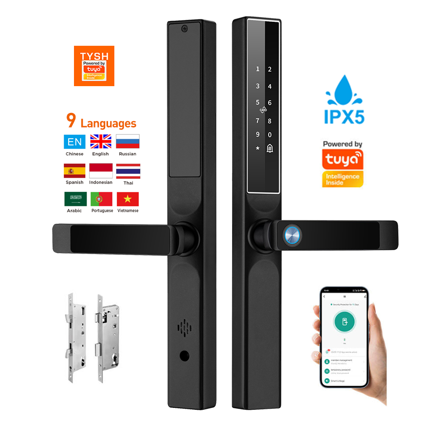 Home Security Packages - Tuya Uygulaması Parmak İzi Kapı Kilidi