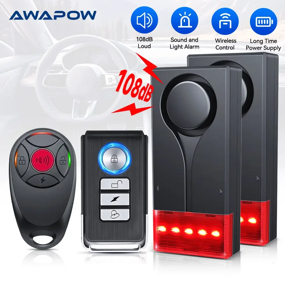 Home Security System Installation - Awapow Kablosuz Araç Hırsızlığa Karşı Titreşim