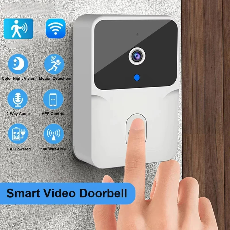 Home Security No Wifi Needed - Akıllı Ev WiFi Görüntülü Kapı Zili
