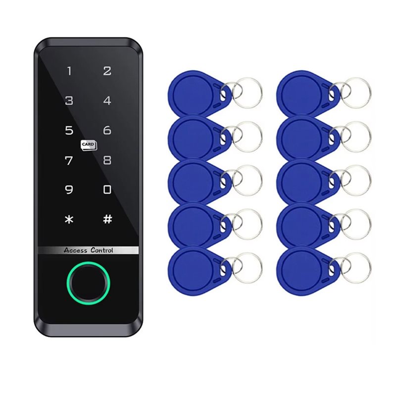 Home Security Lock System - ABGH-Tuya Akıllı Kapı Kilidi Parmak İzi
