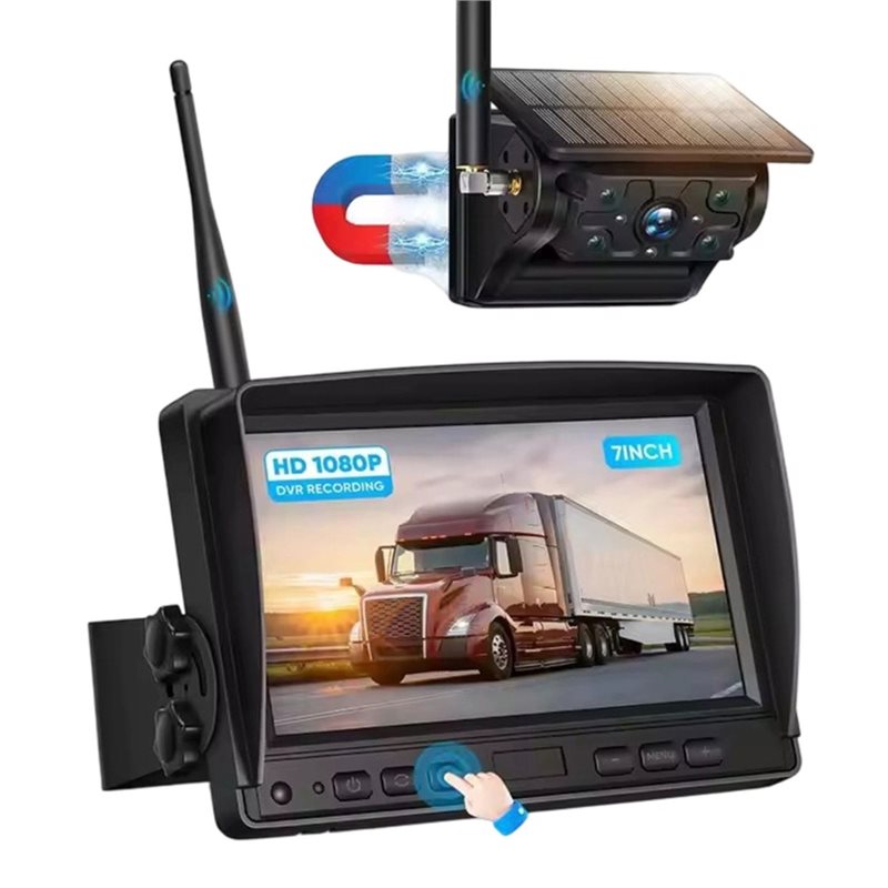 Camera Solar Wireless - ABSY Güneş Enerjili Araç Monitörü Güneş