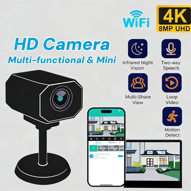 Home Security No Wifi Needed - 4K HD WiFi Güvenlik Kamerası Ev