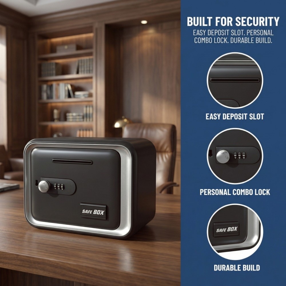 Home Security Packages - Evde Kullanım İçin Şifreli Kumbara Eğitici