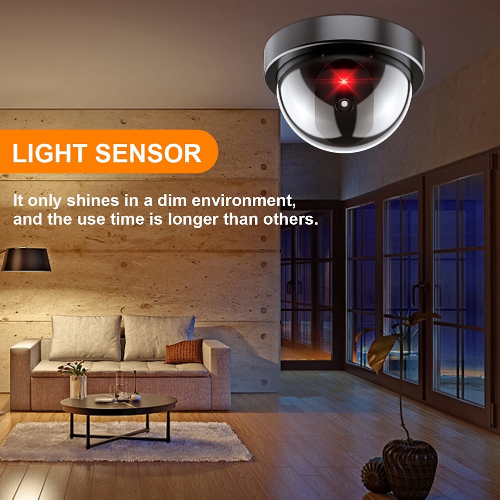 Home Security Lights - A55T Sahte Güvenlik Kamerası, Kırmızı LED