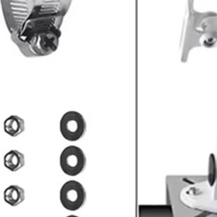 Home Security Ring Camera - 2025 Paslanmaz Çelik Dikey Direk Montajı,
