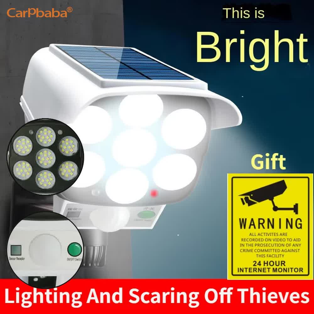 Home Security Lights - Açık Güneş Işığı Hareket Sensörü Güvenlik