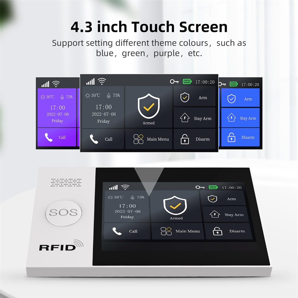 2.4G WIFI Akıllı GSM Alarm Sis - Home Security System Installation incelemesi ve fiyatı
