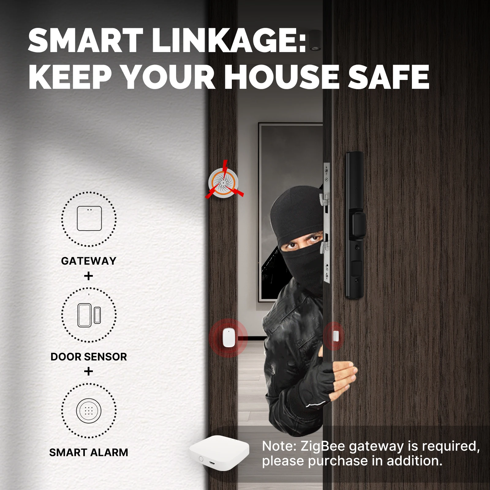 MOES Tuya Akıllı ZigBee Pencer - Home Security System Installation incelemesi ve fiyatı
