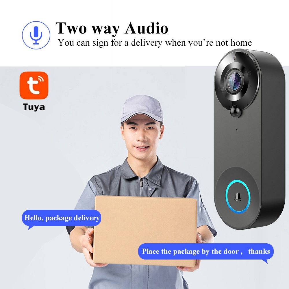 Tuya 1080P kablosuz WIFI kapı  - Home Security No Wifi Needed incelemesi ve fiyatı
