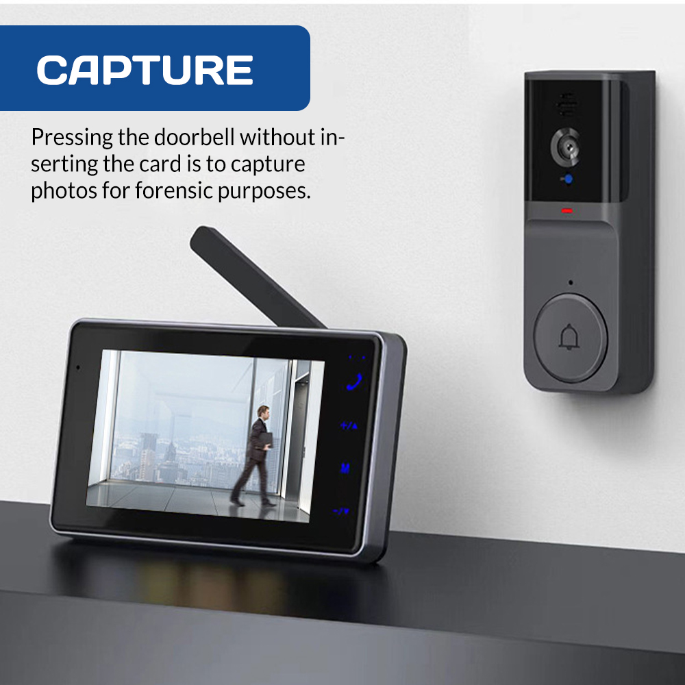 4.3 inç HD IPS Ekranlı Kablosu - Home Security No Wifi Needed incelemesi ve fiyatı