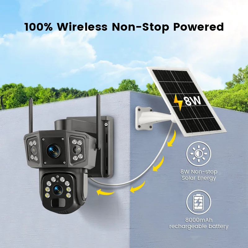 2026 V380 Pro 4MP Kablosuz PTZ - Camera Solar Wireless incelemesi ve fiyatı