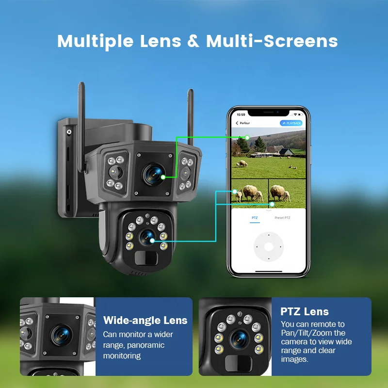 2026 V380 Pro 4MP Kablosuz PTZ - Camera Solar Wireless incelemesi ve fiyatı