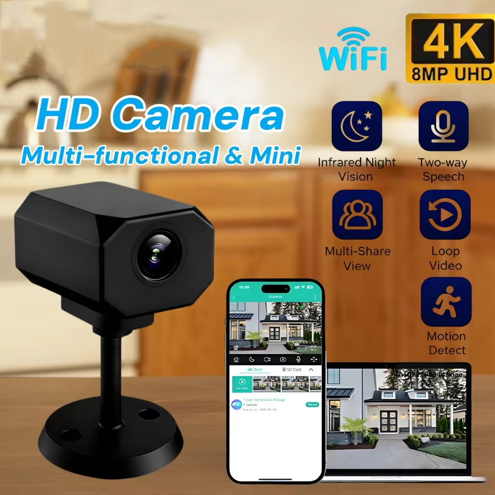 Ev İçin 4K HD WiFi Güvenlik Ka - Home Security Wifi Camera incelemesi ve fiyatı