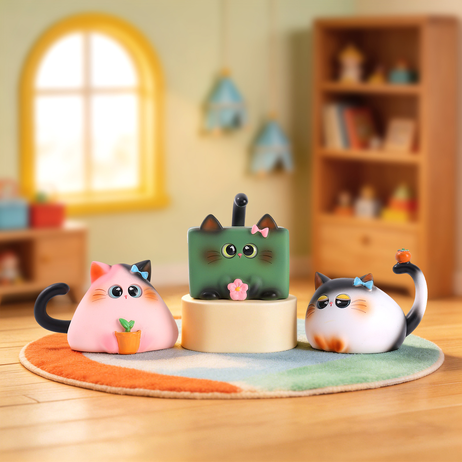 Kör Kutu Kedi Figürü Reçine Ya - Home Security Packages incelemesi ve fiyatı