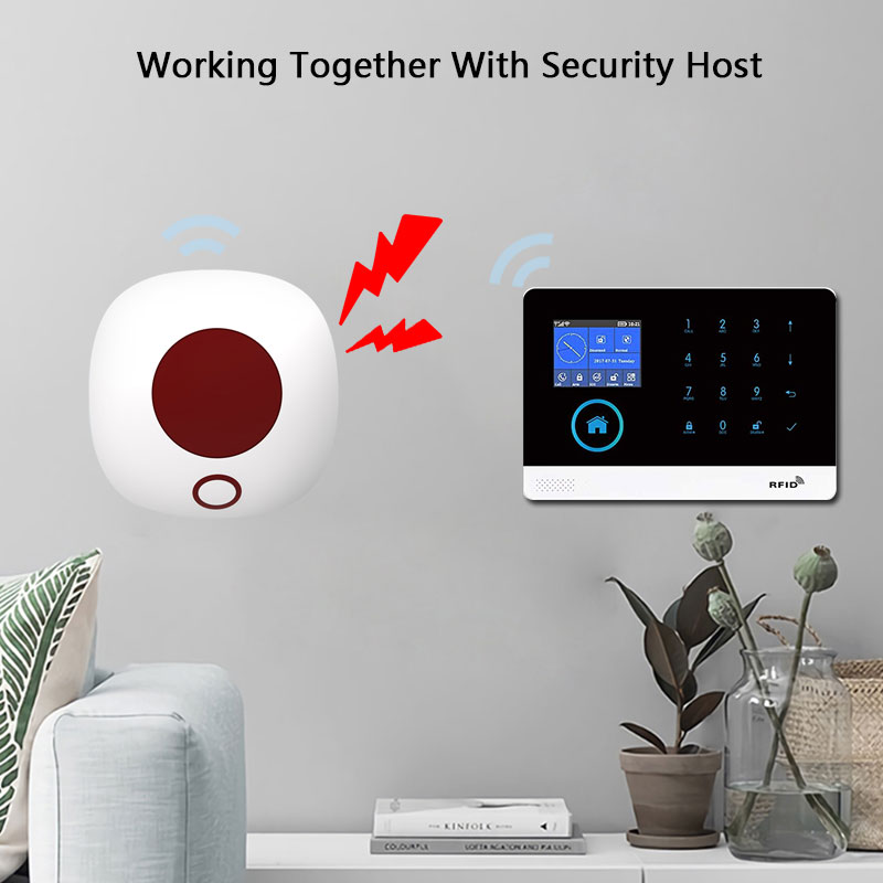 Kapalı 433MHz Kablosuz Siren B - Home Security Lights incelemesi ve fiyatı
