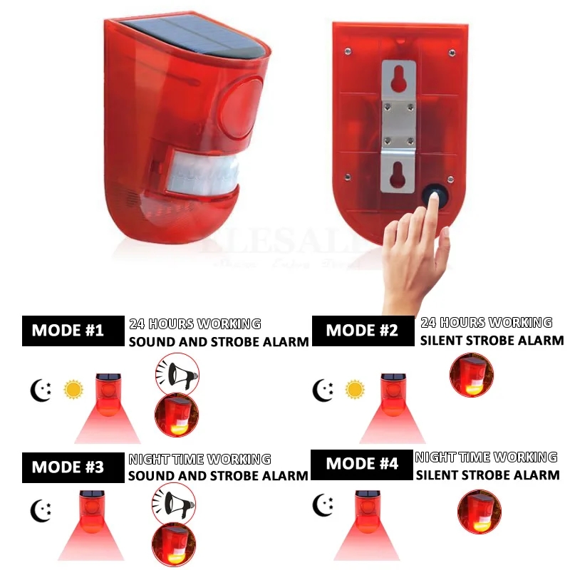 Su geçirmez Güneş Enerjili Ala - Home Security Lights incelemesi ve fiyatı