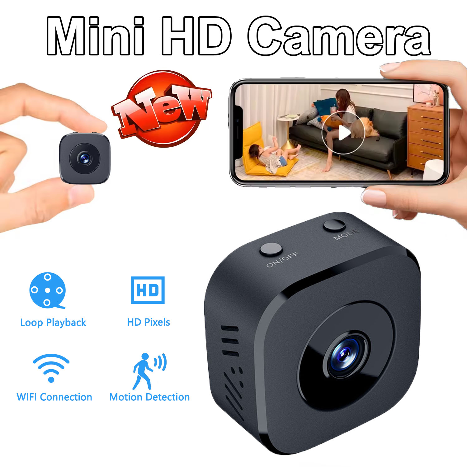 Güvenlik Kamerası 4K Mini Tam  - Home Security No Wifi Needed incelemesi ve fiyatı