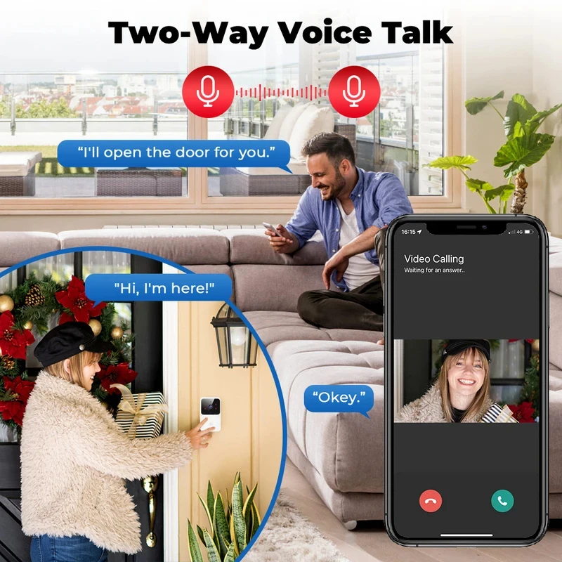 Akıllı Ev WiFi Görüntülü Kapı  - Home Security No Wifi Needed incelemesi ve fiyatı