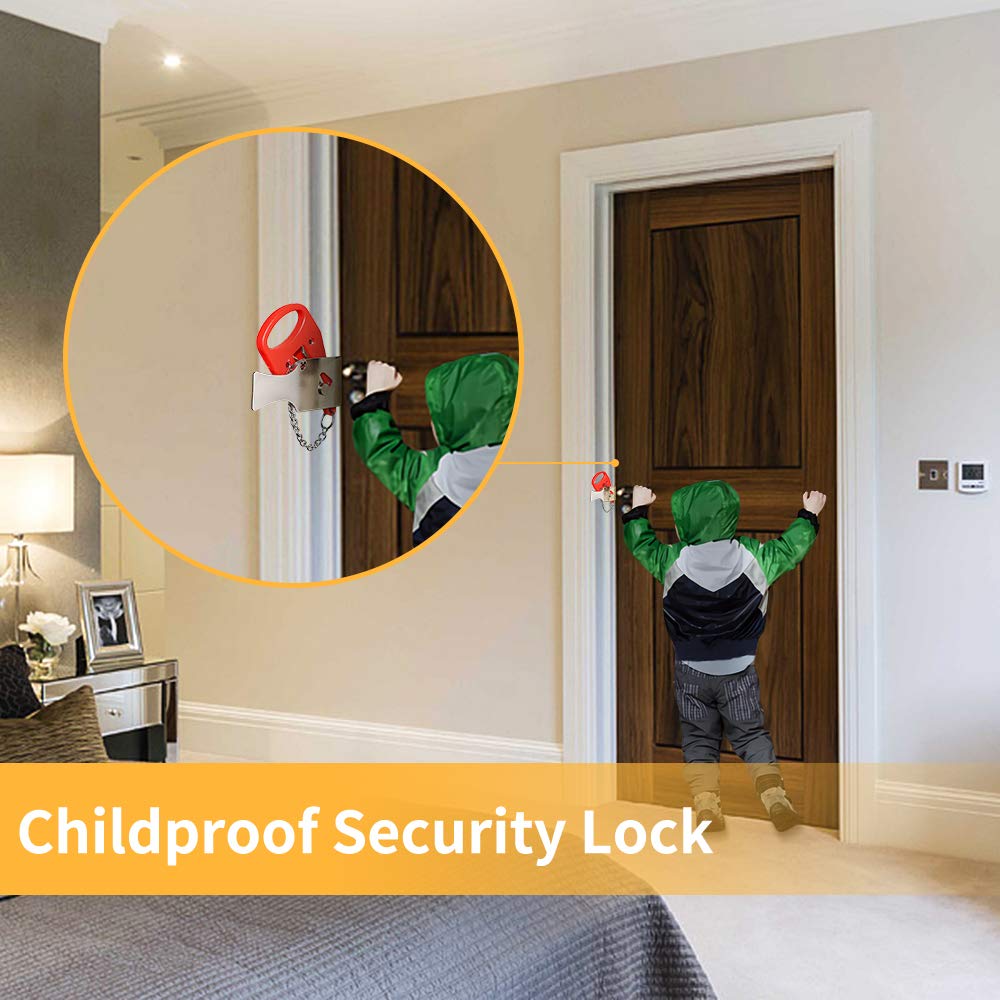 KAK taşınabilir kapı kilidi an - Home Security Adt incelemesi ve fiyatı