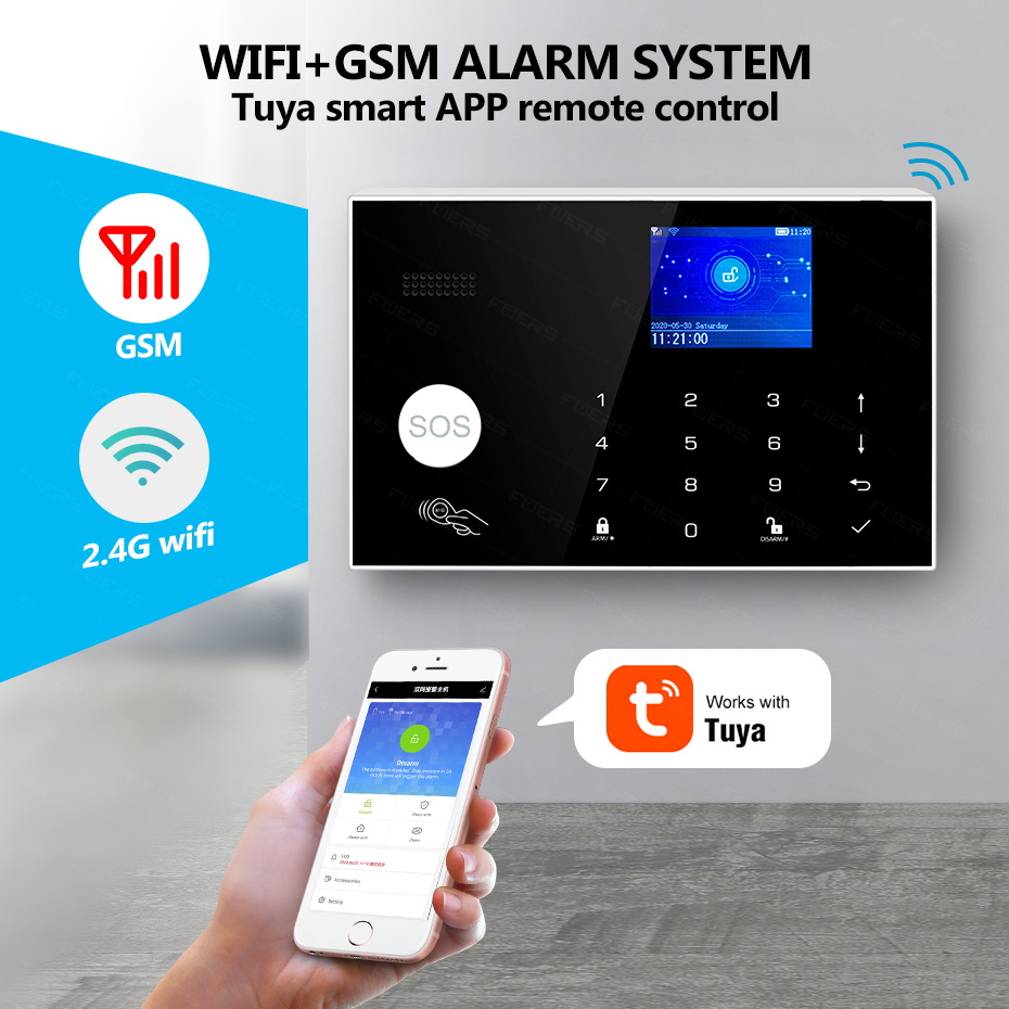 KERUI G30 Ev için Alarm Sistem - Keypad Alarm Panel incelemesi ve fiyatı