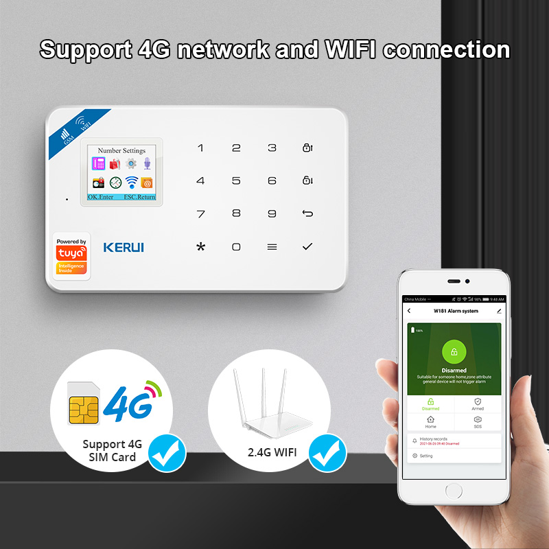 KERUI Güvenlik Alarm Sistemi K - Home Security System Installation incelemesi ve fiyatı