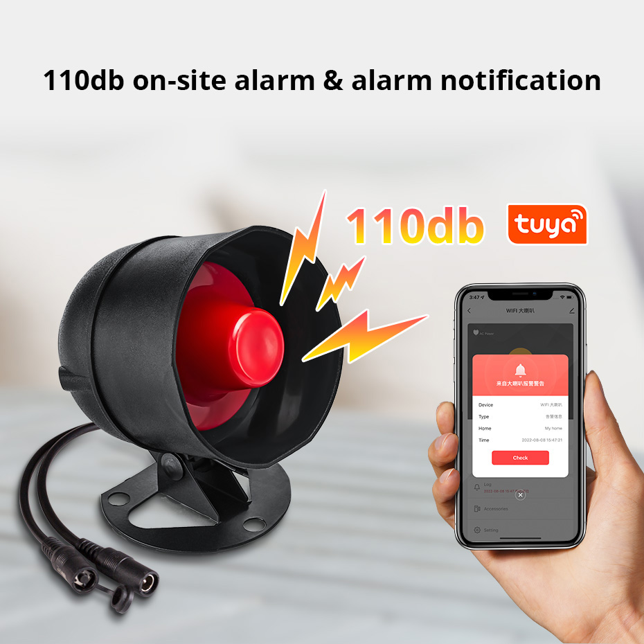 KERUI Tuya WIFI yüksek sesle h - Home Security System Installation incelemesi ve fiyatı