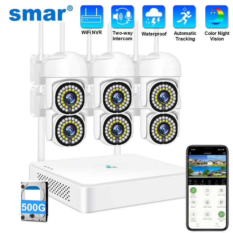 Smar 3MP Kablosuz CCTV Güvenli - Home Security Kit With Camera incelemesi ve fiyatı