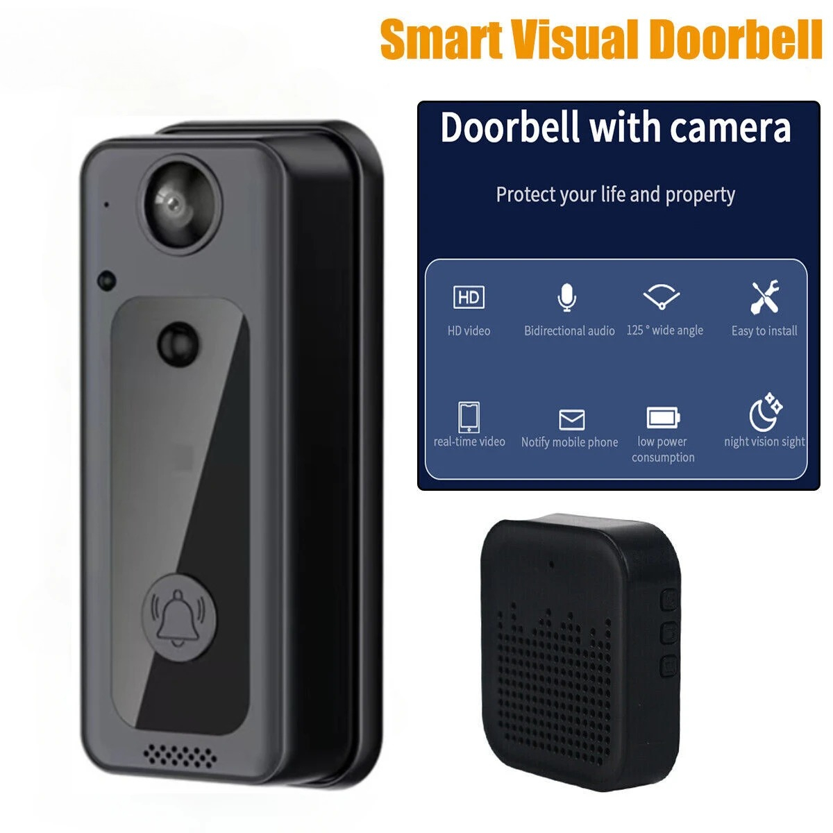 Kablosuz Kapı Zilleri Wifi Gör - Home Security Ring Camera incelemesi ve fiyatı