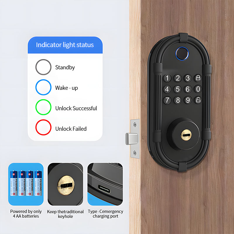 Tuya Sistemli Akıllı Elektroni - Home Security Lock System incelemesi ve fiyatı