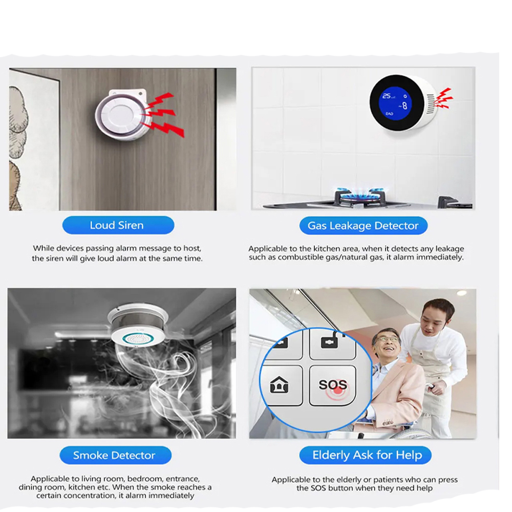 PGST 4G Tuya Akıllı Ev Alarm S - Home Security System Installation incelemesi ve fiyatı